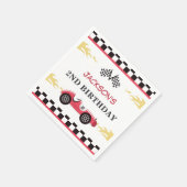 Serviette En Papier Boy Race Car fête d'anniversaire (Coin)