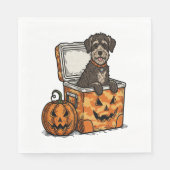 Serviette En Papier Boykin Spaniel Halloween (Devant)