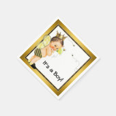 Serviette En Papier Boys Bumble Bee Baby shower (Coin)
