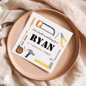 Serviette En Papier Boys Construction Builder jetable