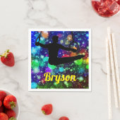 Serviette En Papier Boys Gymnastique (En situation)