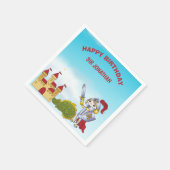 Serviette En Papier Boys Medieval Chevalier Dragon fête d'anniversaire (Coin)