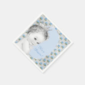 Serviette En Papier Boys Prince Baby shower (Coin)