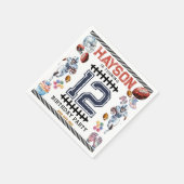 Serviette En Papier Boys Sports Football fête d'anniversaire (Coin)