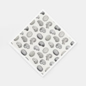 Serviette En Papier Brain Anatomy Biology Illustrations (Coin)
