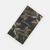 Serviette En Papier Branche de eucalyptus botanique feuillu moderne on (Coin)
