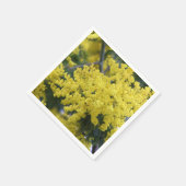 Serviette En Papier Branche de mimosa (Coin)
