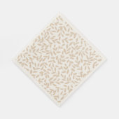 Serviette En Papier Branche feuilletée délicate (Coin)
