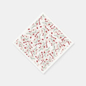 Serviette En Papier Branches et feuilles (Coin)