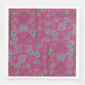 Serviette En Papier Branches particulières Boysenberry Papier Napkins (Devant)