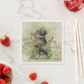 Serviette En Papier Braque allemand (GSP) (En situation)