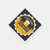 Serviette En Papier Brasserie personnalisée Bouteille Casquette Bar (Coin)