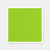 Serviette En Papier Brat vert uni (Devant)