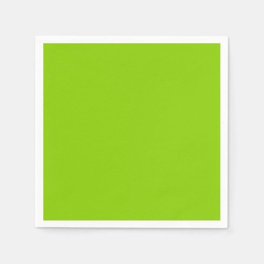 Serviette En Papier Brat vert uni (Devant)