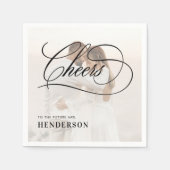 Serviette En Papier Bravo à l'avenir Mme Fête des mariées photo (Devant)