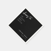 Serviette En Papier Bravo à l'heureux couple ! Mariage (Coin)