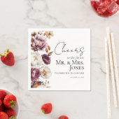 Serviette En Papier Bravo à M. et Mme Fall Fiançailles Napkins (En situation)