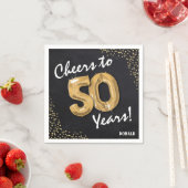 Serviette En Papier Bravo aux 50 ans ! Anniversaire 50 ans (En situation)