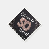 Serviette En Papier Bravo aux 50 ans ! Anniversaire 50 ans (Coin)