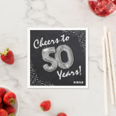 Serviette En Papier Bravo aux 50 ans ! Anniversaire 50 ans (En situation)