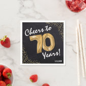 Serviette En Papier Bravo aux 70 ans ! Anniversaire 70 ans (En situation)