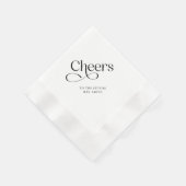 Serviette En Papier Bravo Futur Mme Elegant Fête des mariées (Coin)