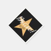 SERVIETTE EN PAPIER "BRAVO ! TU ROCK !" (Coin)