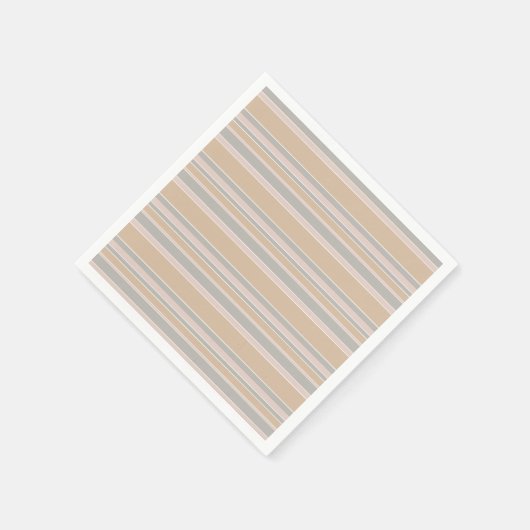 Serviette En Papier Brayures beiges (Coin)