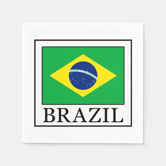 Serviette En Papier Brésil (Devant)