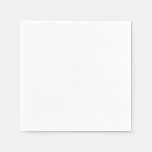 Serviette En Papier Brésil Capoeira Danse combat cadeau acrobatique (Devant)