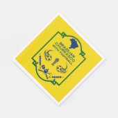 Serviette En Papier Brésil Churrasco barbecue (Coin)