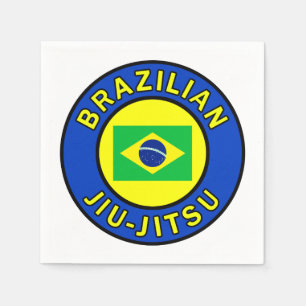Serviette En Papier Brésilien Jiu Jitsu