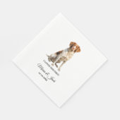 Serviette En Papier Bretagne Spaniel Pet Cocktail Mariage (Coin)