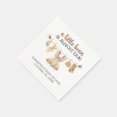 Serviette En Papier Brewing Coffee Baby Shower (Coin)