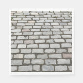 Serviette En Papier Brick Cobblestone Street Pathway Nature Photograph (Devant)