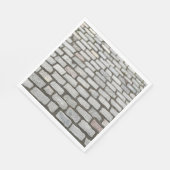 Serviette En Papier Brick Cobblestone Street Pathway Nature Photograph (Coin)