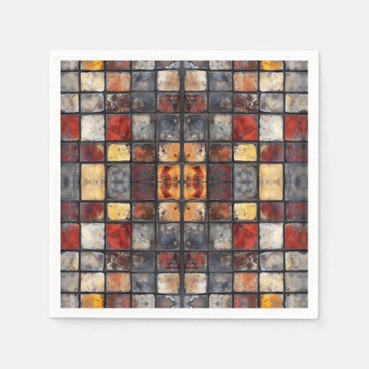 Serviette En Papier Brick wall (Devant)