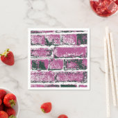 SERVIETTE EN PAPIER BRICK WALL (En situation)