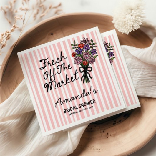 Serviette En Papier Bridal Shower 