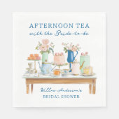 Serviette En Papier Bridal Shower Tea Party Napkins (Devant)