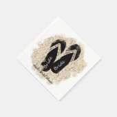 Serviette En Papier Bride Flip Flop Sandales Summer Beach Fête des mar (Coin)