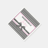 Serviette En Papier BRIDE Glam Parisienne Thème Couture Douche Party (Coin)
