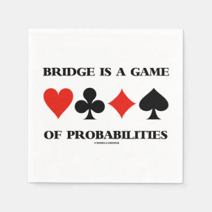 Serviette En Papier Bridge Est Un Jeu De Probabilités Adapté À La Cart