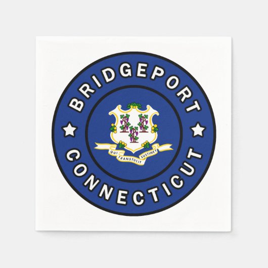 Serviette En Papier Bridgeport Connecticut (Devant)