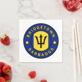 Serviette En Papier Bridgetown Barbade (En situation)