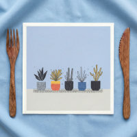 Bright Botanical pots house Plante Illustration