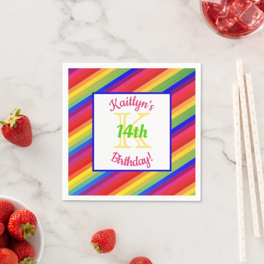 Serviette En Papier Bright Fiesta | Papier (En situation)