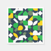 Serviette En Papier Bright Geo (Devant)