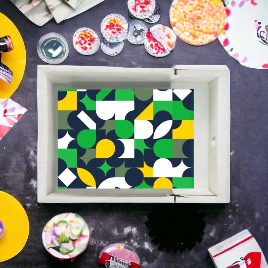 Serviette En Papier Bright Geo