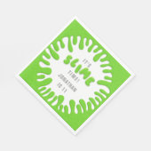 Serviette En Papier Bright neon green slime party (Coin)